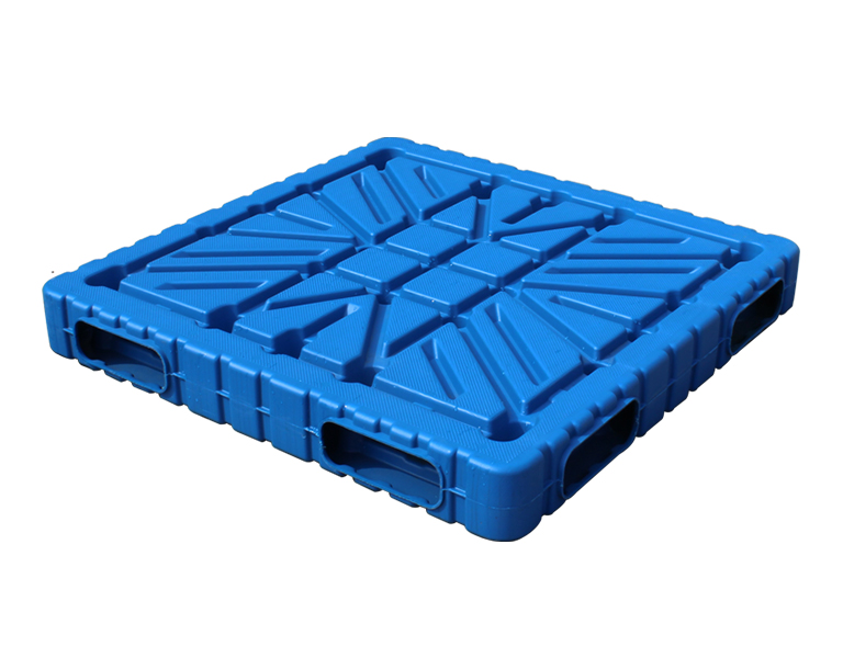 1210Block making machine use double faced blow molding disposable  plastic pallet for food industry.