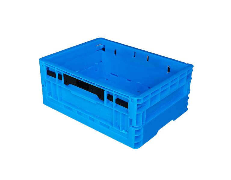 400-170 100%PP Material Plastic foldable crate plastic storage box with lid