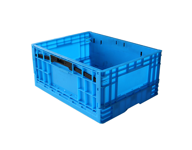 500-240 heavy duty folding crate plastic storage box/bin