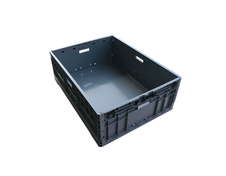 EUO-8628 home and office organization use folding crate plastic storage box/bin