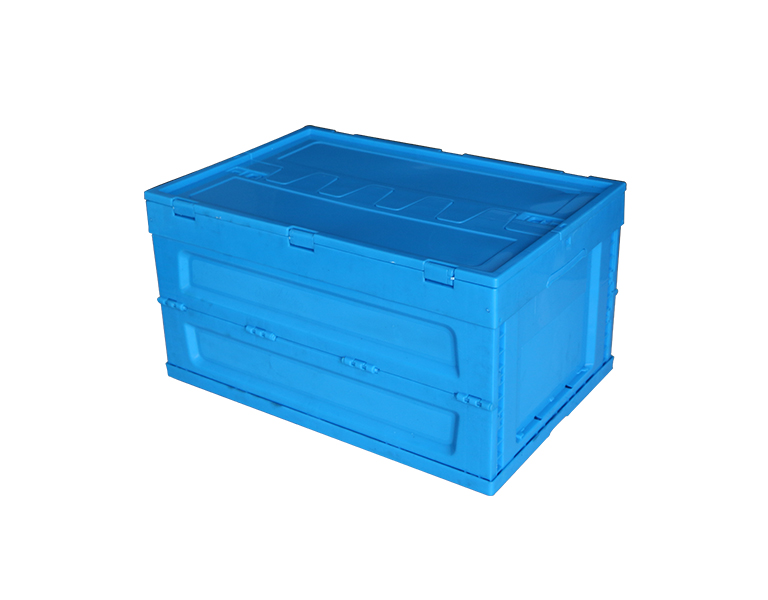 600-320 Custom heavy duty large foldable box sealable pp plastic storage container with lid