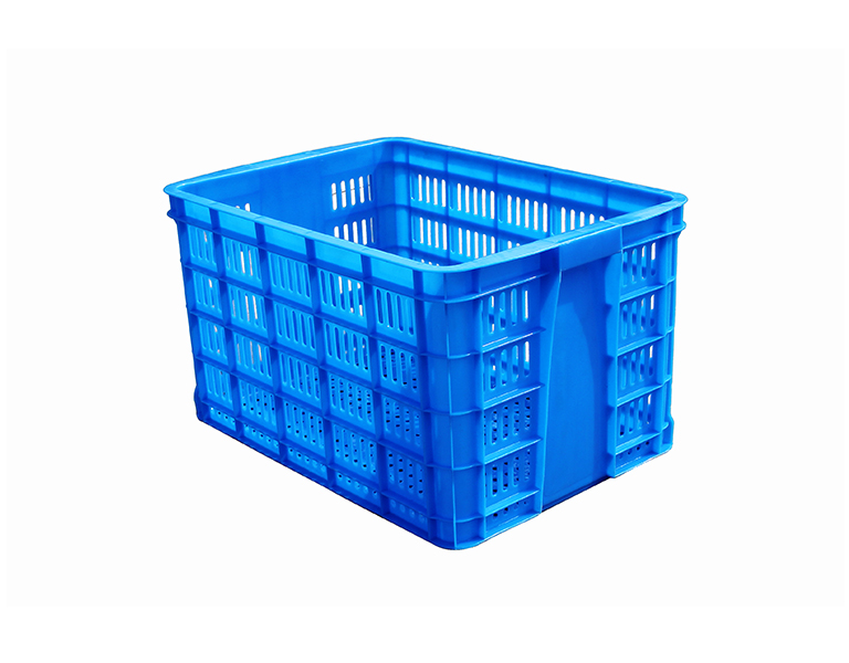 580 Supermarket plastic basket turnover plastic storage basket
