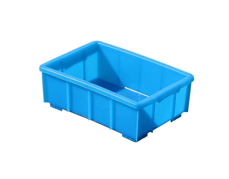 145 Hot sale stackable and nestable plastic crate box with lid