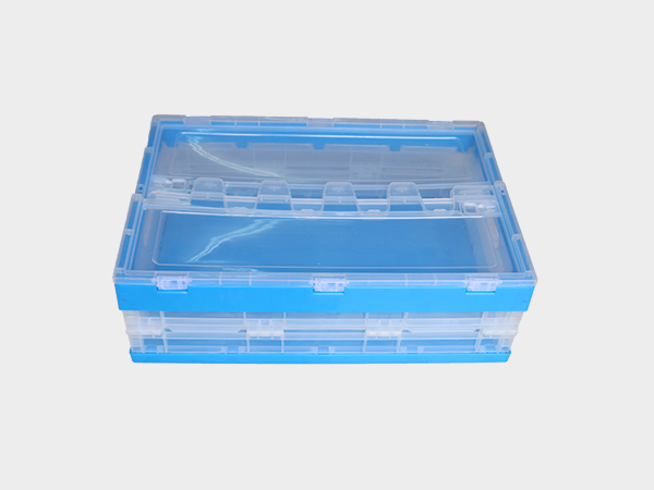 transparent foldable plastic storage box