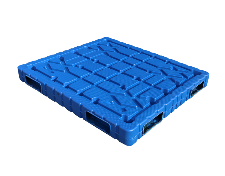 1512Heavy duty plastic export pallet blow moulding plastic pallet 4T static load for food industry