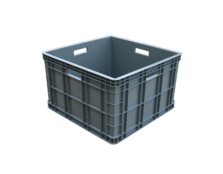 465 Heavy Duty HDPE material  plastic reusable stackable moving plastic stacking boxes