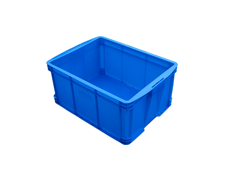 500-250 Stackable and nested plastic storage box with hinged lid plastic moving box