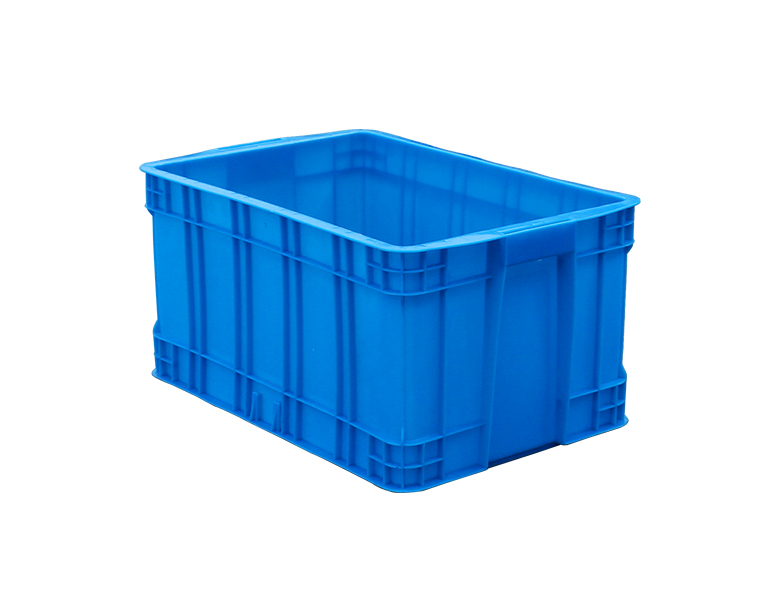 510 Blue stackable logistics solid industrial plastic turnover tote box