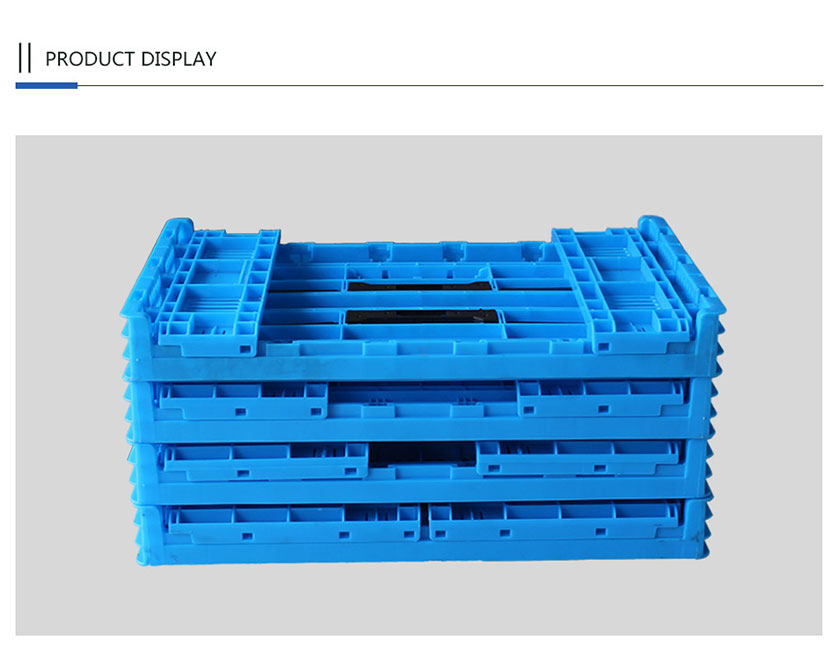 Folding Plastic Stackable Crates,Foldable Storage Basket For Home and Office Organization