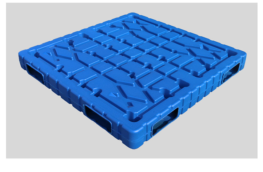 4T static load double sided blow moulding plastic export pallet
