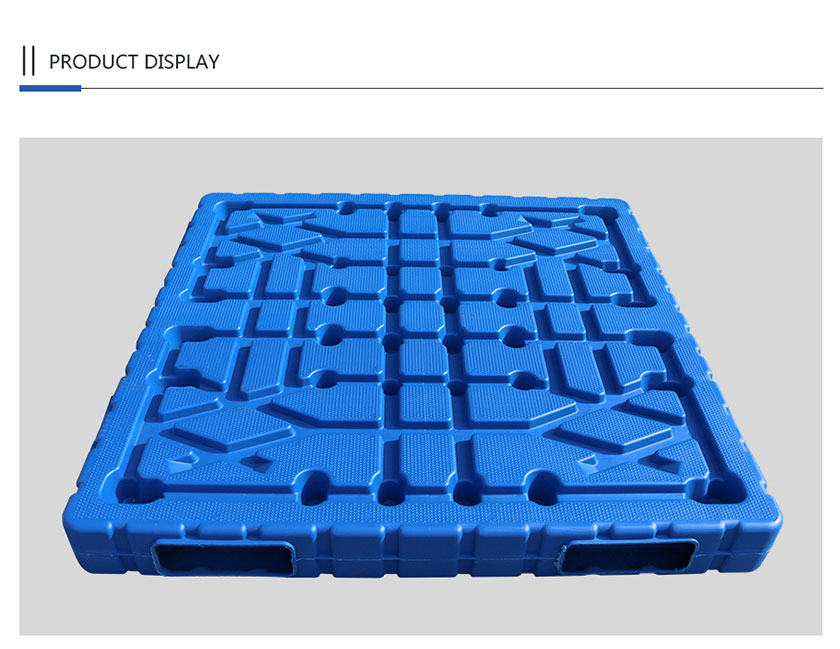 4T static load double sided blow moulding plastic export pallet